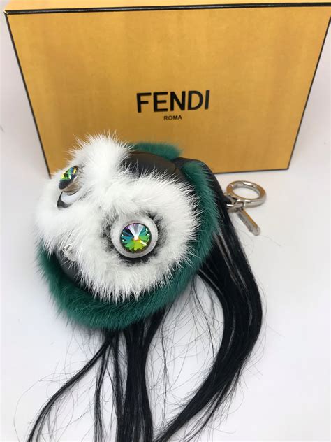 fendi monster fur charm